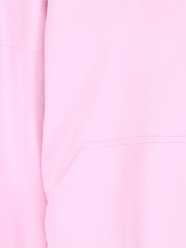 Balenciaga Beverly Hills Embroidered Hooded Top Pink
