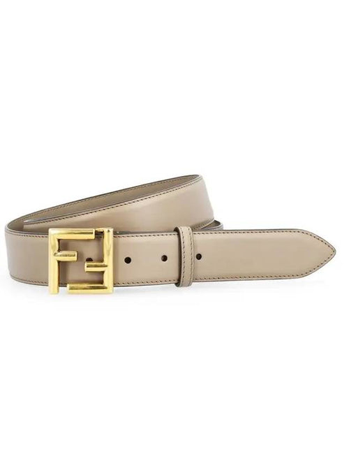 Fendi FF Buckle Leather Belt Brown