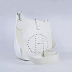 Hermes Evelyne I handbag H6309 white silver