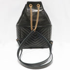 Saint Laurent Joe Joe Loop 672609 Black YSL Cassandra Classic Monogram Chain Leather Bag G