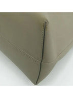 Fendi 8BL125 Gray Color Leather By The Way Large Tote Bag Shoulder Strap 2WAY
