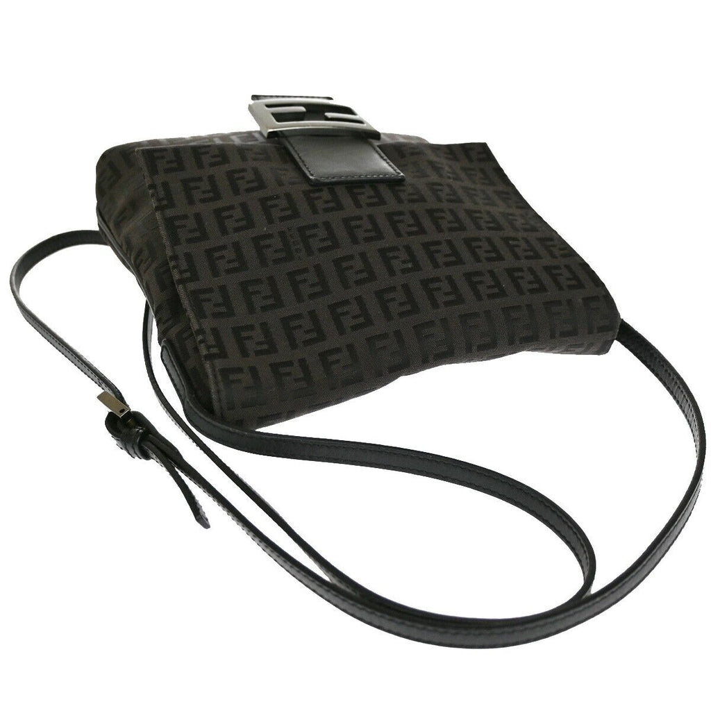 Fendi Zucchino  Canvas Shoulder Bag ()