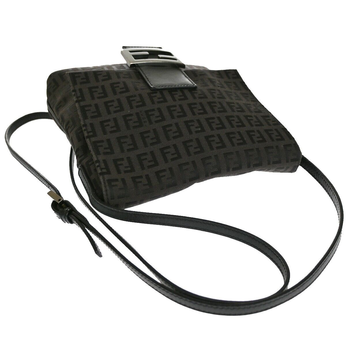 Fendi Zucchino  Canvas Shoulder Bag ()