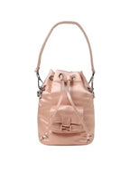 Fendi Mon Tresor Small Nylon Bucket Bag Pink