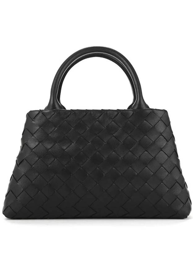 Bottega Veneta Intrecciato Leather Tote Bag Black