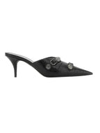 Balenciaga Cagle Pointed Toe Mule Heel Black