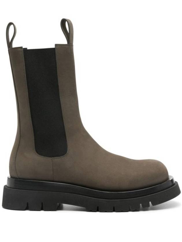 Bottega Veneta Lug Chelsea Boots Green