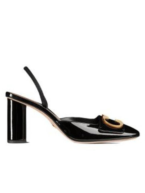 C'est Patent Calfskin Slingback Pumps Black Dior