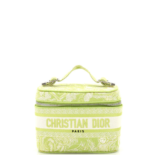 Dior DiorTravel Vanity Case Embroidered Canvas