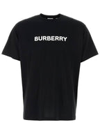Burberry Logo Print Cotton Short Sleeve T-Shirt Black