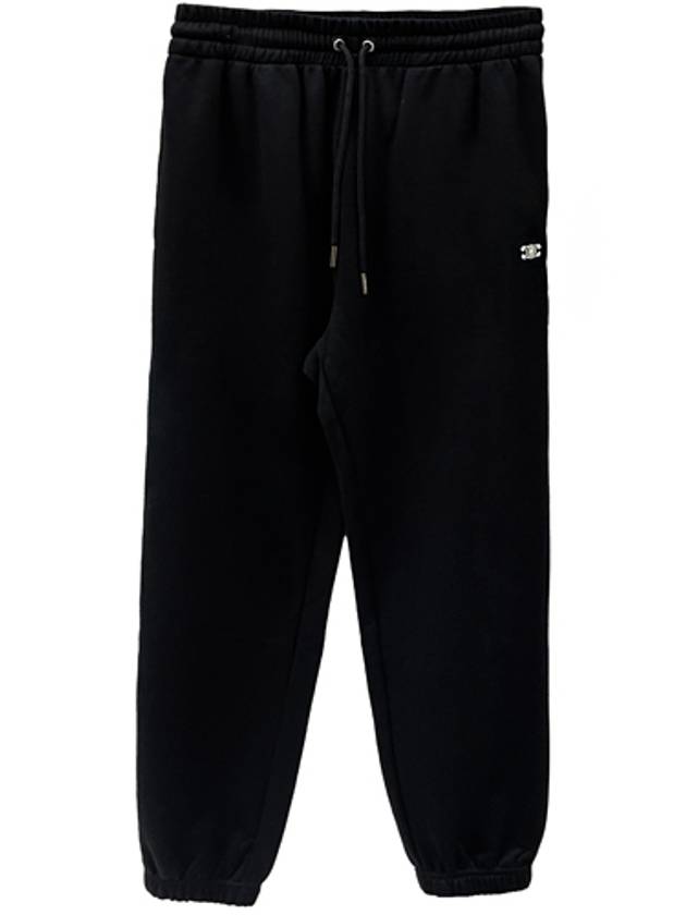 CELINE Triomphe Embroidered Track Pants Black