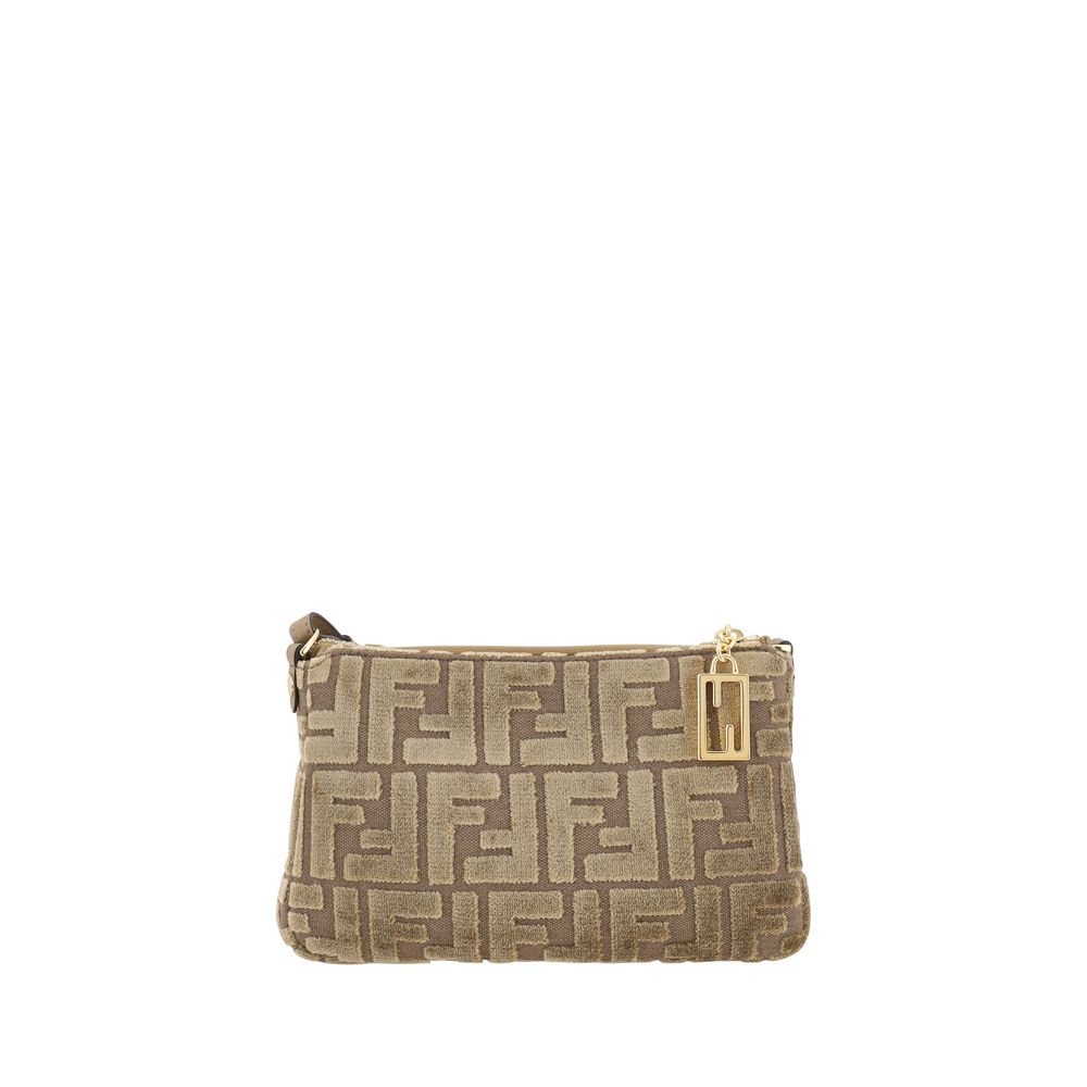 Fendi Monogram FF Clutch Women's Bag