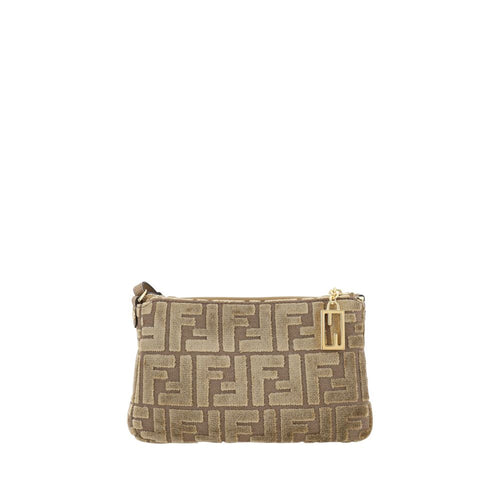 Fendi Monogram FF Clutch Women's Bag