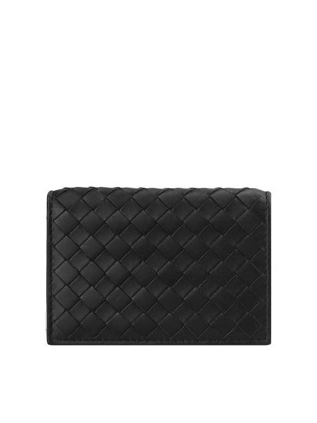 Bottega Veneta Intrecciato Card Wallet Black