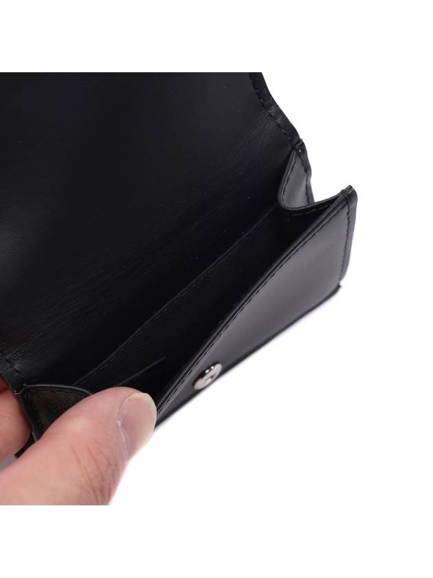 Fendi Micro FF Half Wallet Black