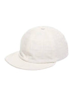 Fendi Semi Motif Denim Ball Cap White