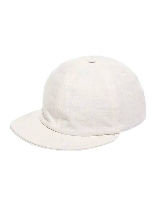 Fendi Semi Motif Denim Ball Cap White