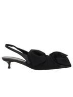 Balenciaga Knife Chemise 40mm Slingback Heels Black