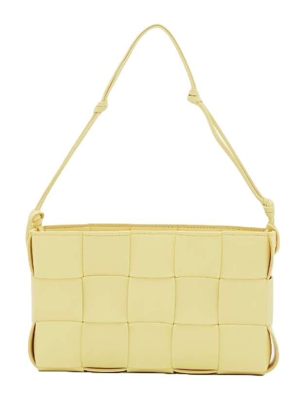 Bottega Veneta Cassette Strap Shoulder Bag Yellow