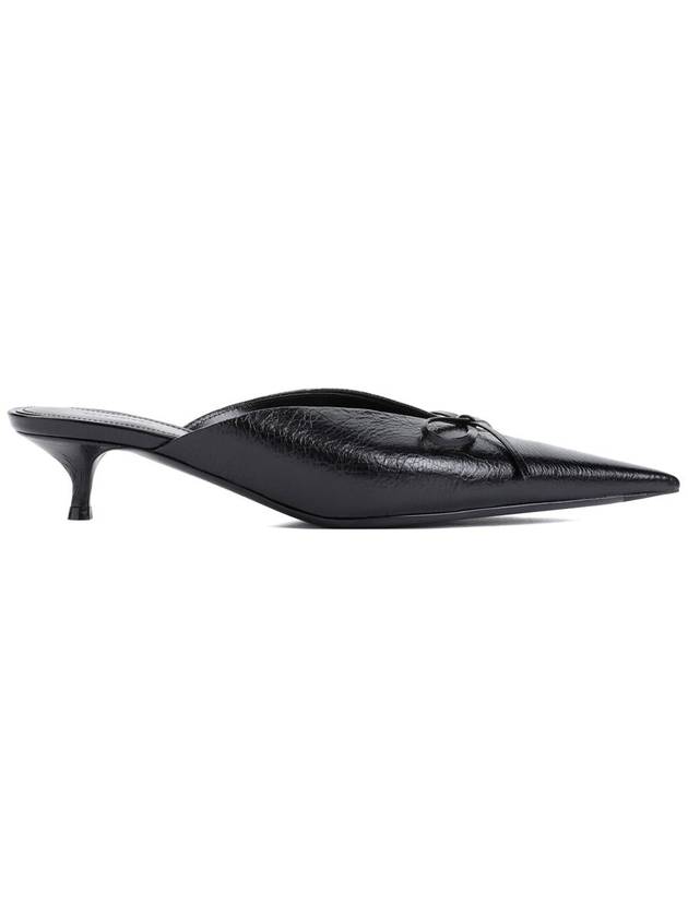 Balenciaga Women Knife Bow 40mm Mule Black