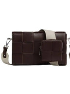 Bottega Veneta Cassette Versatil Strap Cross Bag Brown