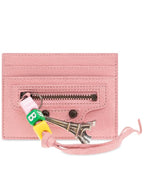 Balenciaga Le City Card Wallet Vintage Pink