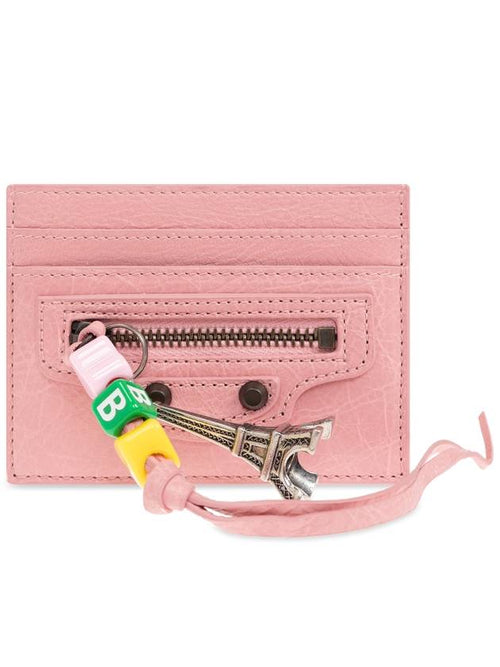 Balenciaga Le City Card Wallet Vintage Pink