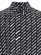 Balenciaga long sleeve shirt BLACK WHITE