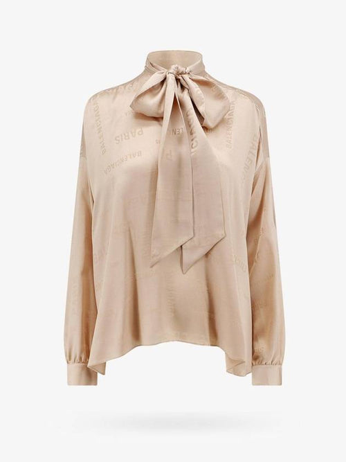 Balenciaga 24 ss silk shirt WITH logo motif 773318TPN031975 B0650987406