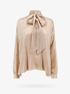 Balenciaga 24 ss silk shirt WITH logo motif 773318TPN031975 B0650987406