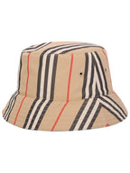 Burberry Embroidered Cotton Bucket Hat Beige