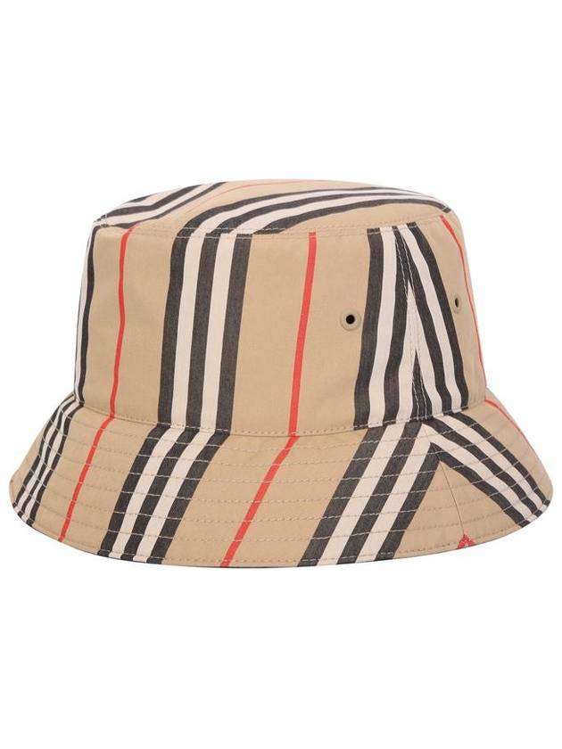 Burberry Embroidered Cotton Bucket Hat Beige