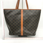 CELINE Triomphe Canvas Calfskin Medium Cabas Bag LA38275