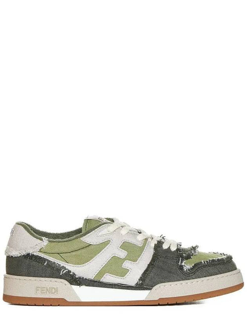 Fendi Match Low Top Sneakers Green