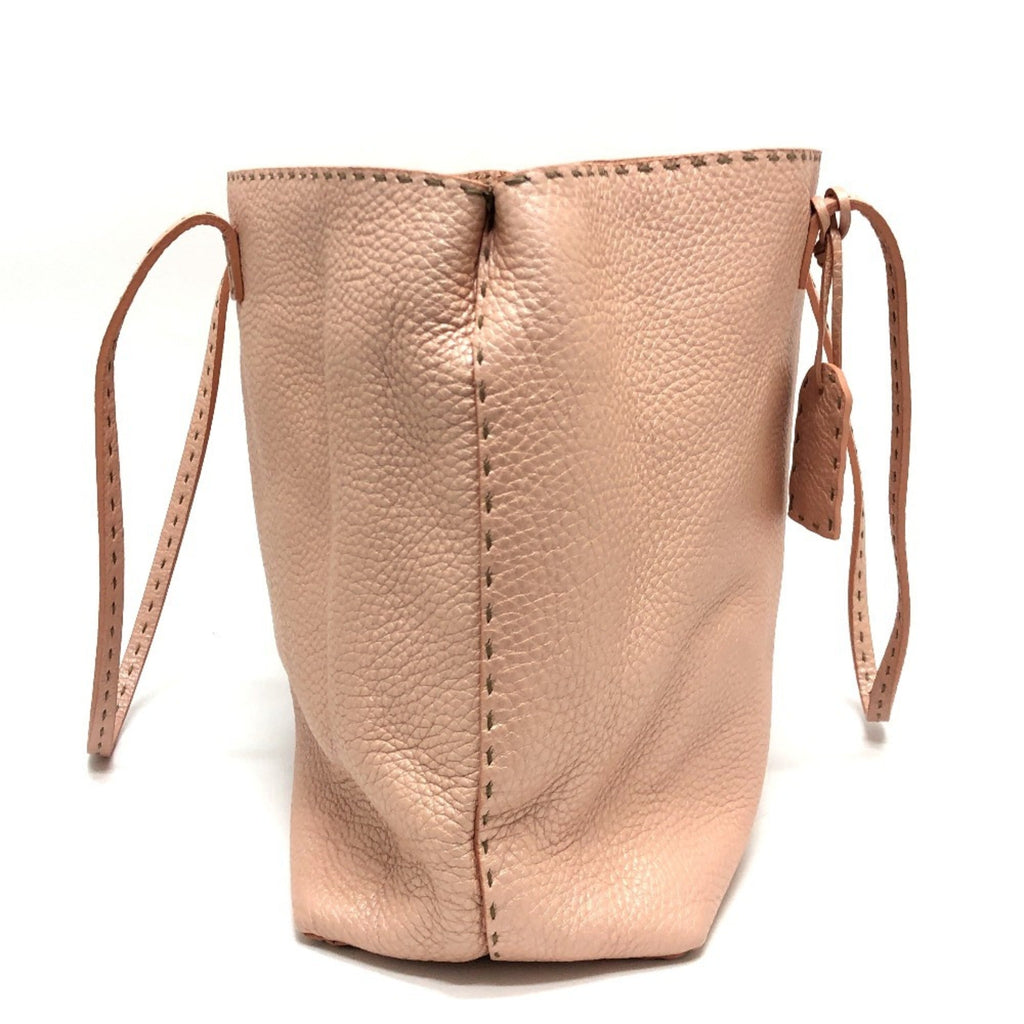 Fendi  pink Leather Tote Bag ()