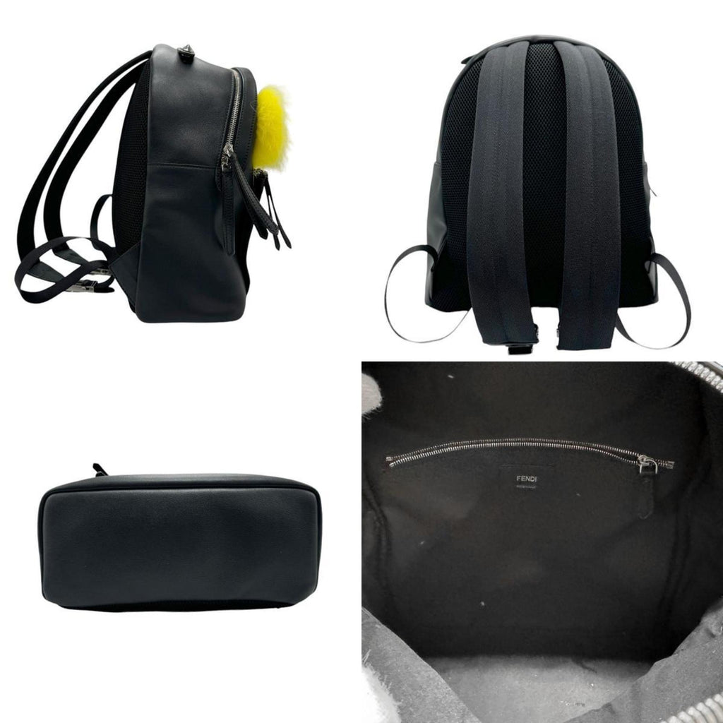 Fendi   Leather Fur Backpack ()