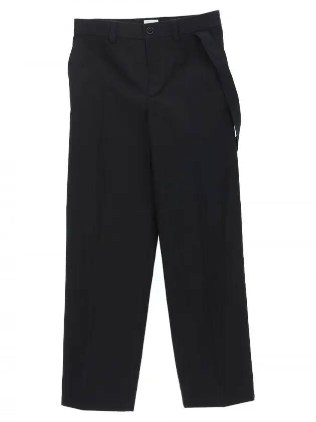 Burberry Men's Waist Strap Slacks Black