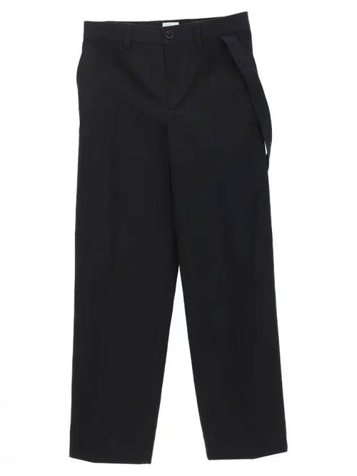 Burberry Men's Waist Strap Slacks Black