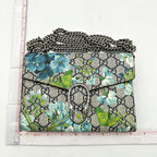 GUCCI GG Supreme Monogram Blooms Mini Dionysus Chain Wallet Beige Blue Navy Vintage Blue LA24693