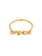 Fendi Signature Ring Gold