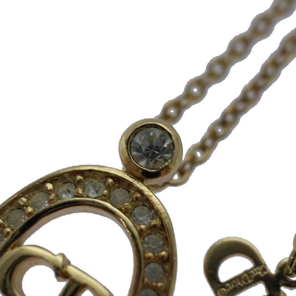 Dior Diamond Necklace  Metal Necklace Jewelry (Pre-Owned)