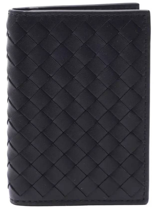 Bottega Veneta Intrecciato Card Wallet Black