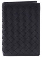 Bottega Veneta Intrecciato Card Wallet Black