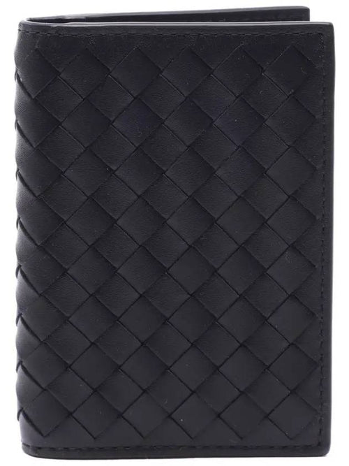 Bottega Veneta Intrecciato Card Wallet Black