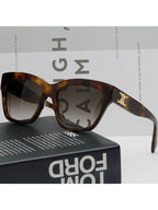 CELINE Eyewear Triomphe Square Sunglasses Havana