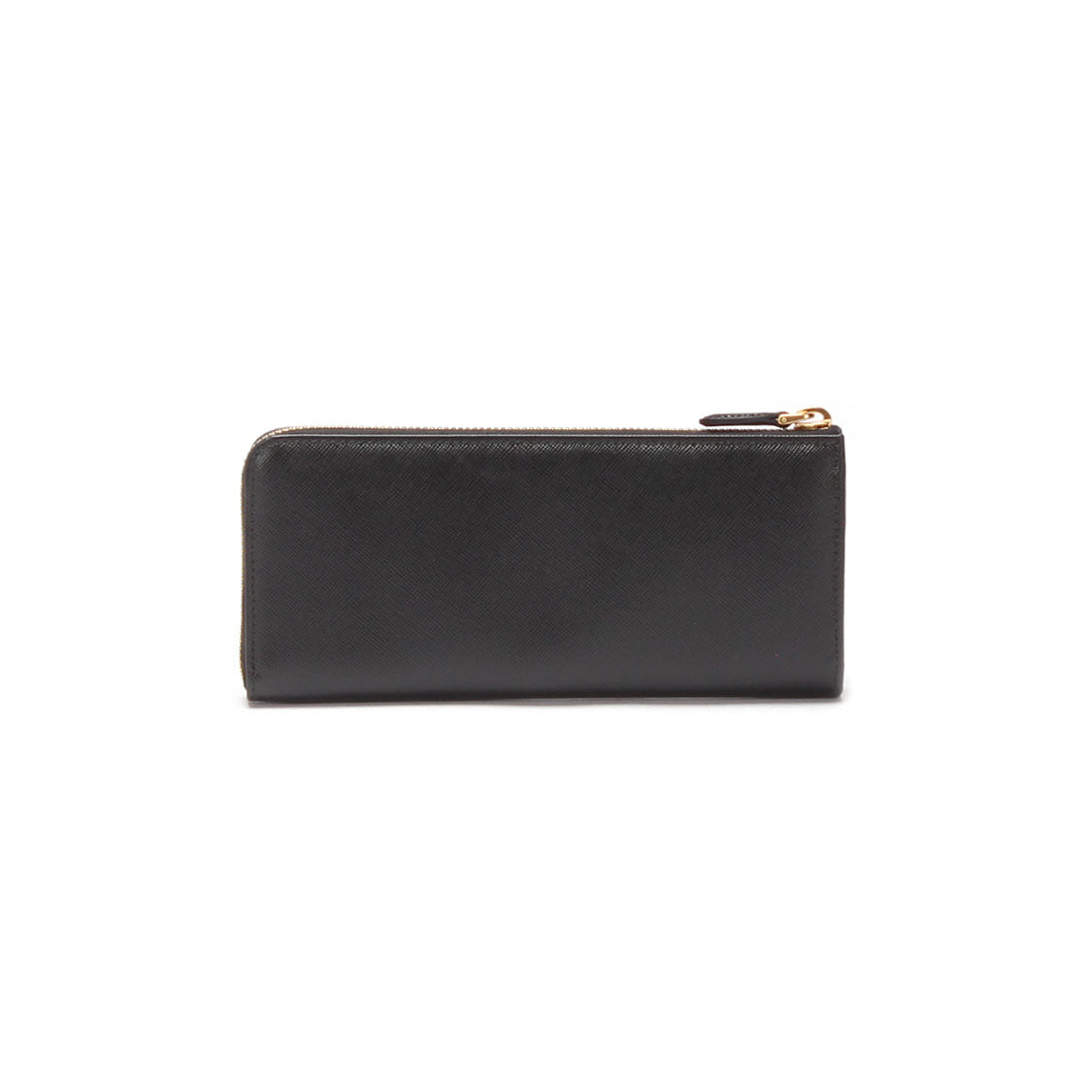 PRADA Saffiano Leather Zip Around Wallet