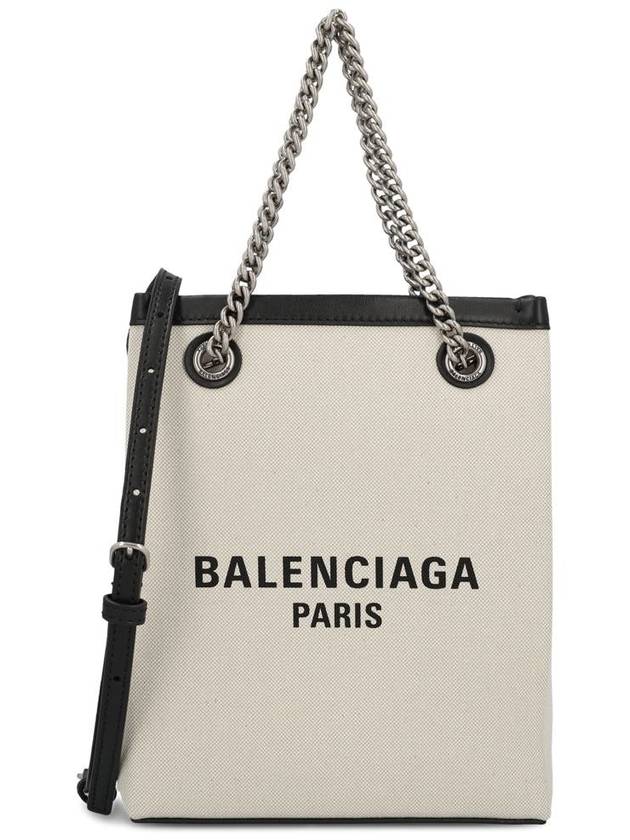 Balenciaga Duty Free Phone Tote Bag White