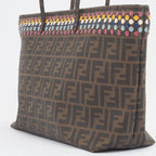 Fendi Zucca  Pvc Leather Shoulder Bag Tote Bag ()