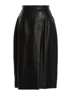 Balenciaga SS 2022 Gonna lunga pelle 697804TMS011000