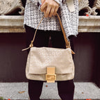 Fendi Zukka Mamma Baguette Shoulder Bag TWS